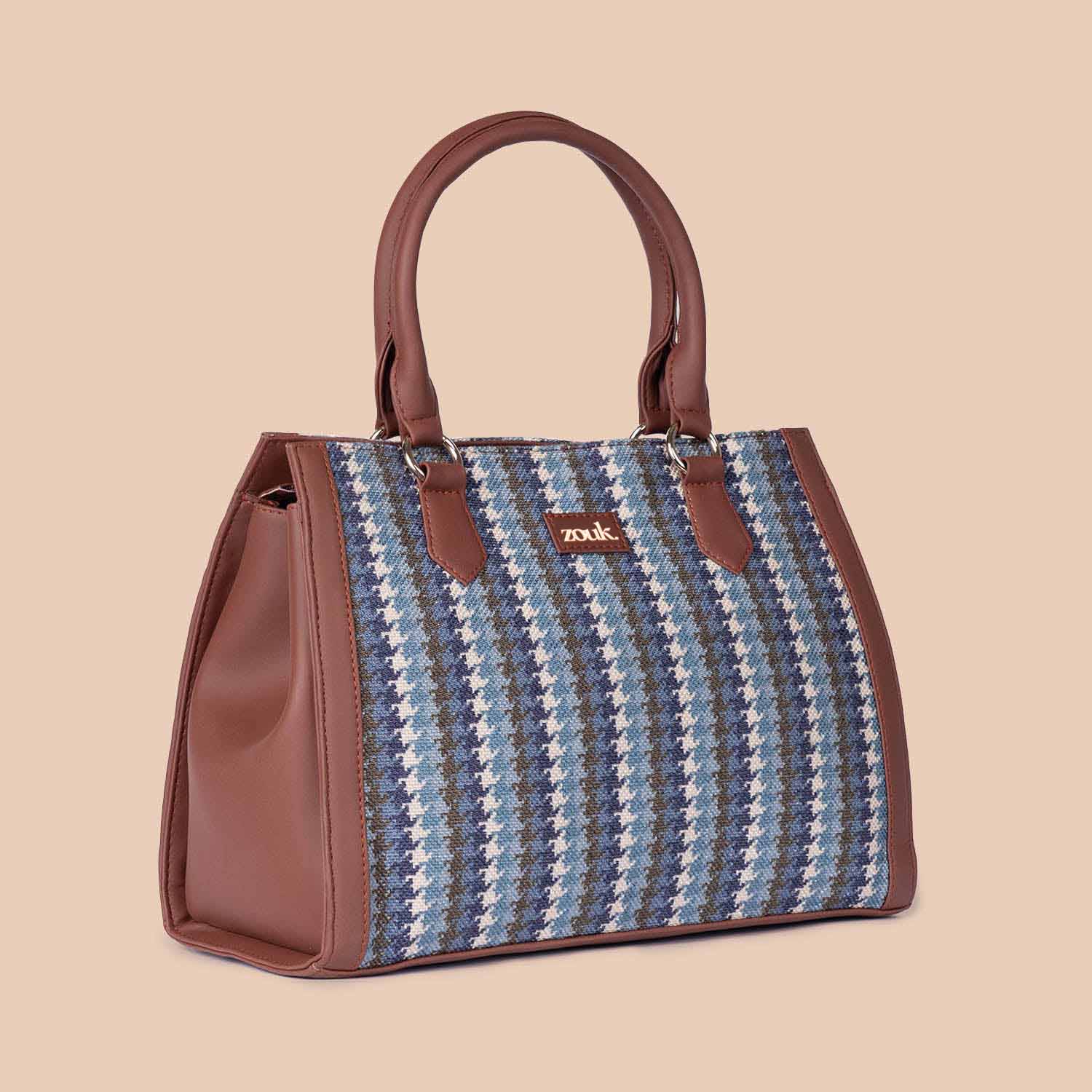 Bombay Houndstooth Classic Handbag - Image 4