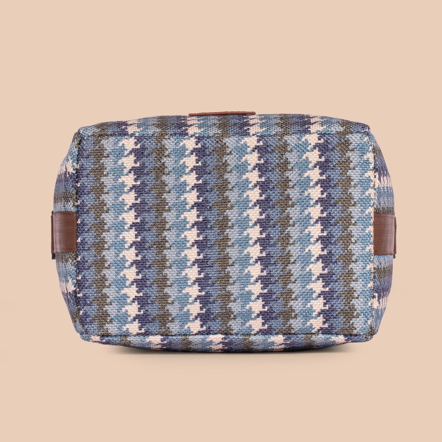 Bombay Houndstooth Roll Up Lunch Bag - Image 7