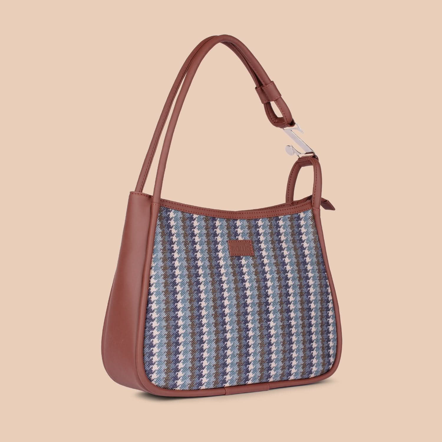 Bombay Houndstooth Sleek Shoulder Bag - Image 12