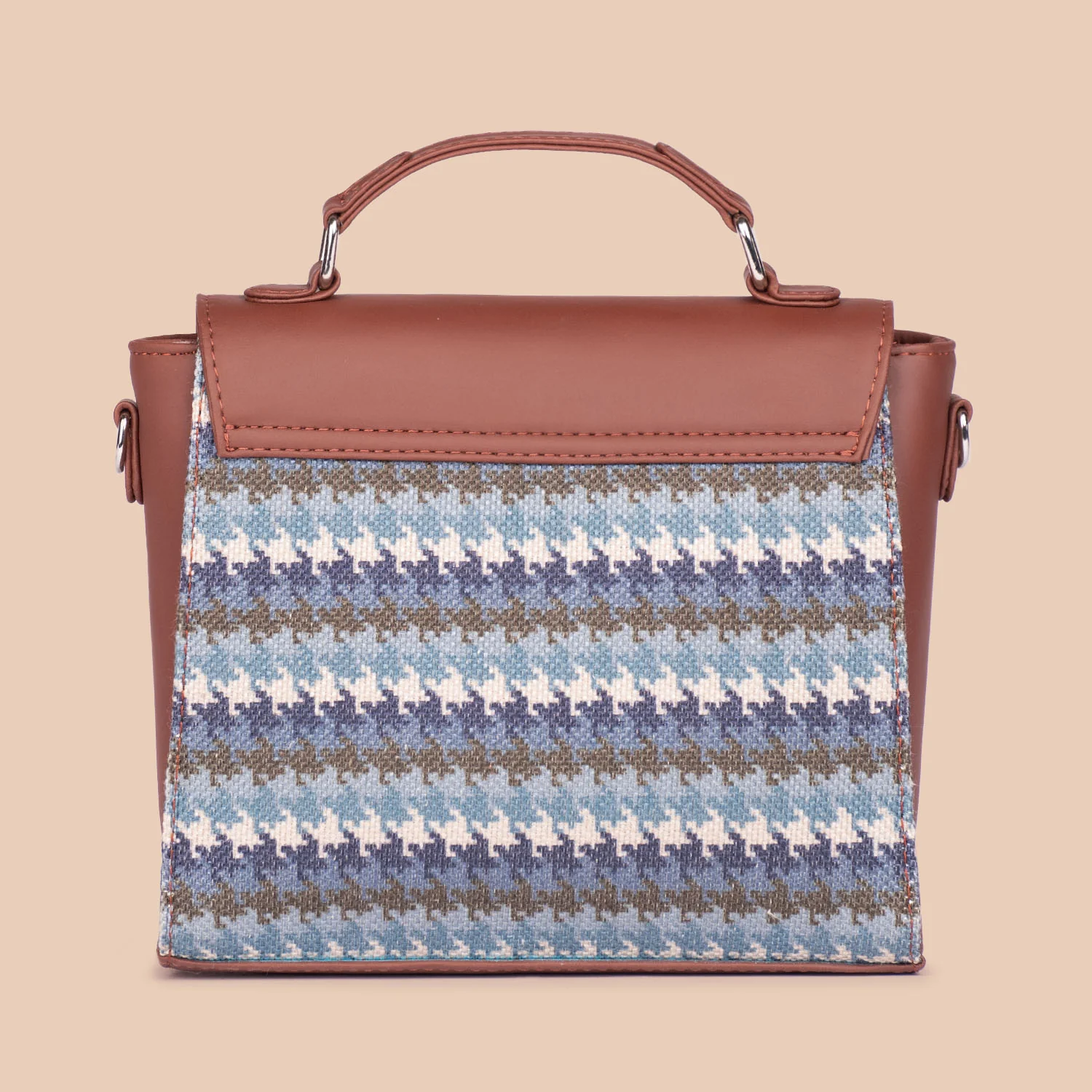 Bombay Houndstooth Statement Sling Bag - Image 4