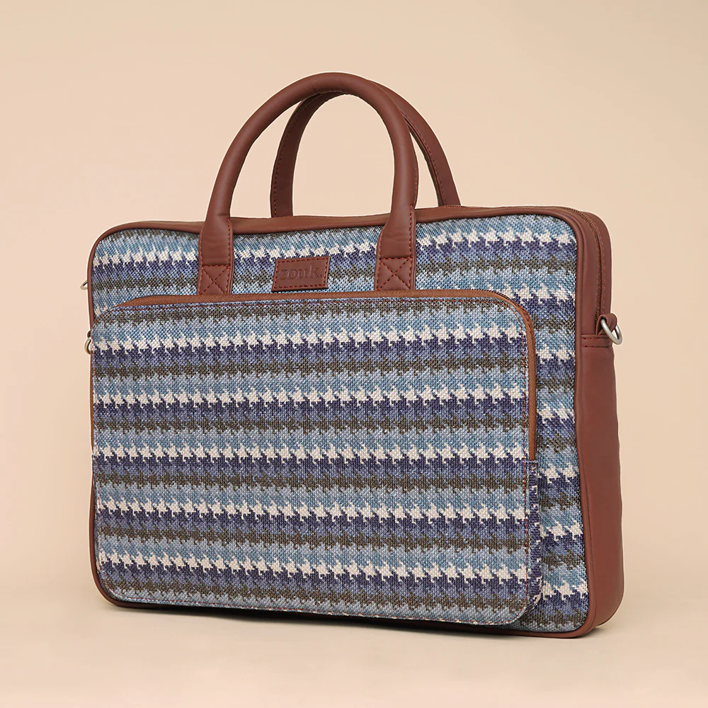 Bombay Houndstooth Unisex Laptop Bag - Image 3