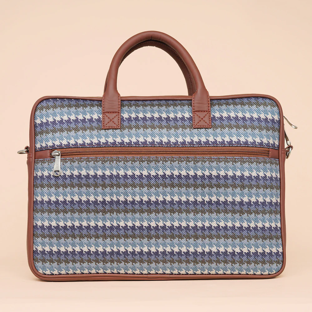 Bombay Houndstooth Unisex Laptop Bag - Image 4