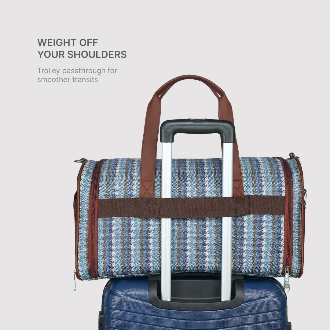 Bombay Houndstooth Weekender Duffle Bag - Image 6