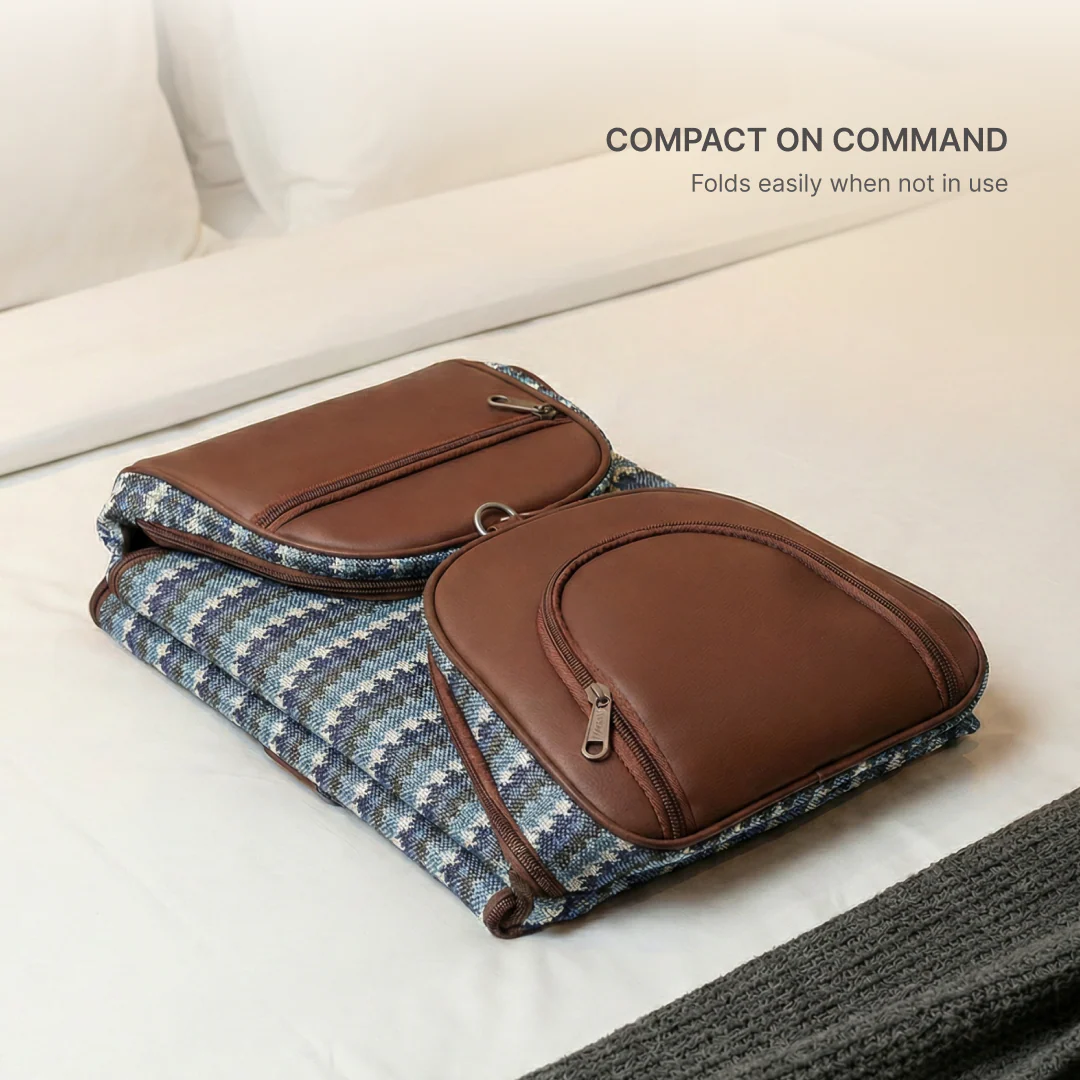 Bombay Houndstooth Weekender Duffle Bag - Image 7