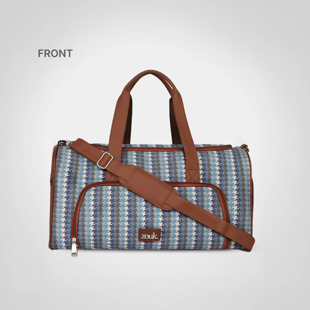 Bombay Houndstooth Weekender Duffle Bag - Image 8