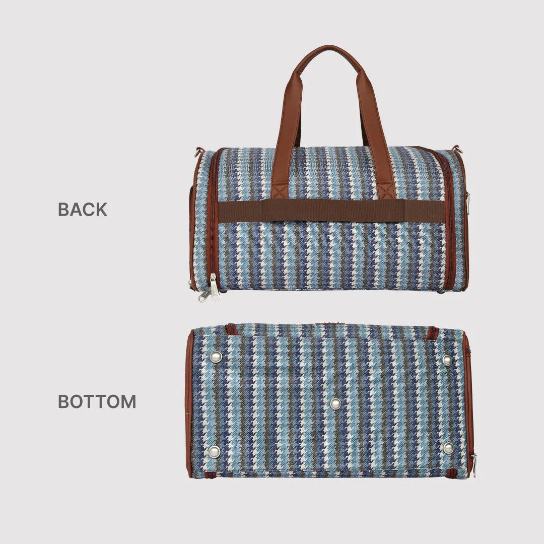 Bombay Houndstooth Weekender Duffle Bag - Image 9