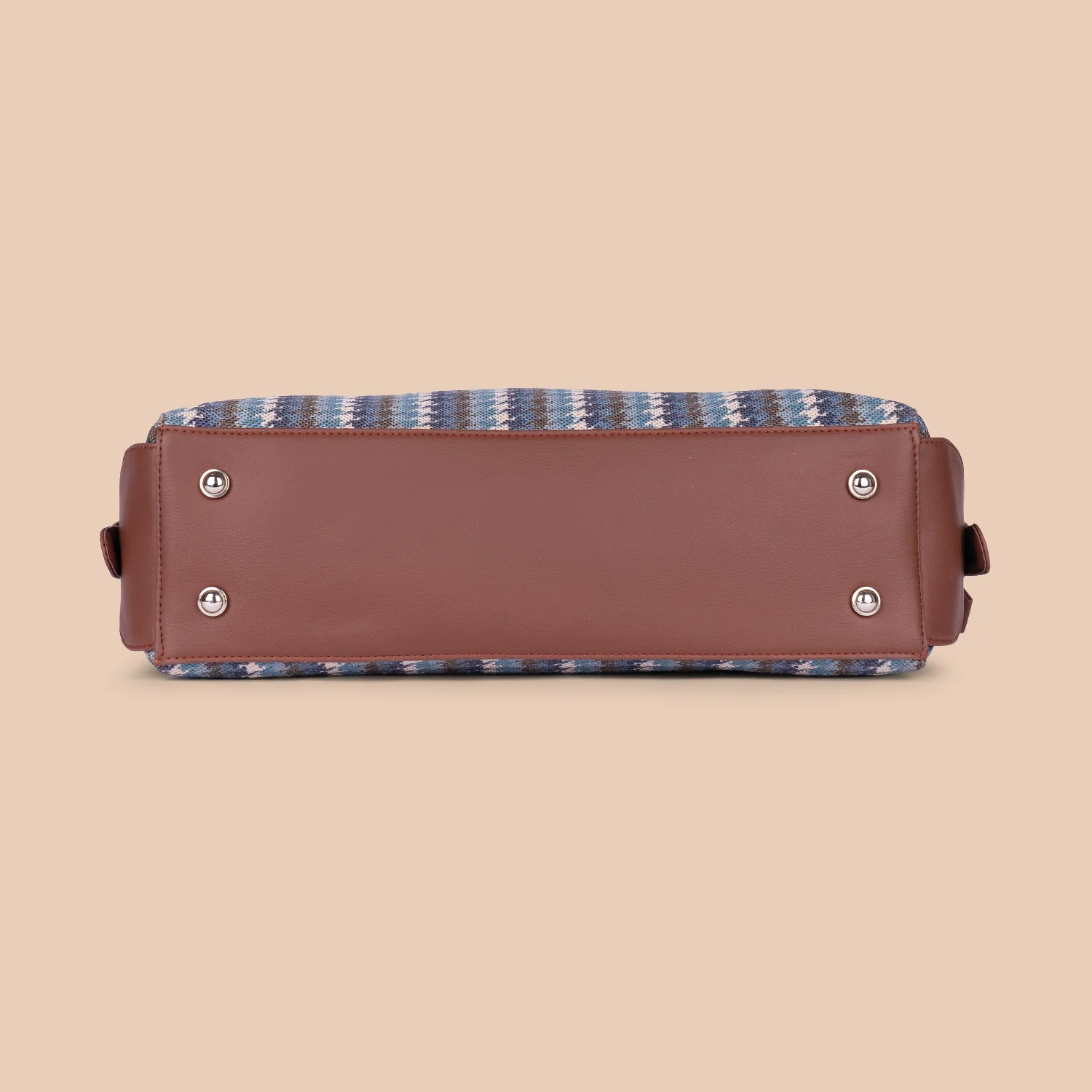 Bombay Houndstooth Women's Work Bag Brown - Image 9