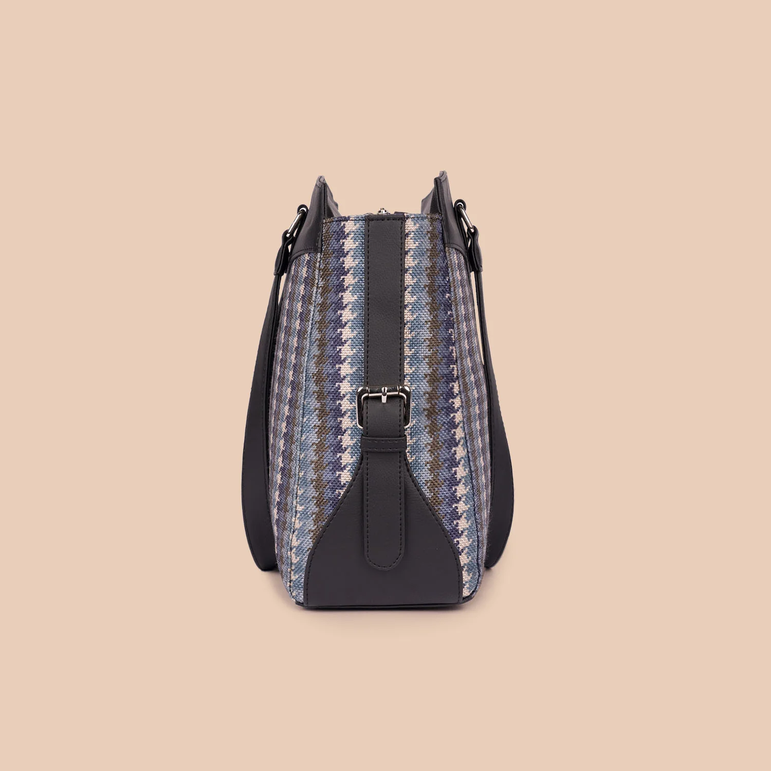 Bombay Houndstooth Women's Work Bag (Black) - Image 8