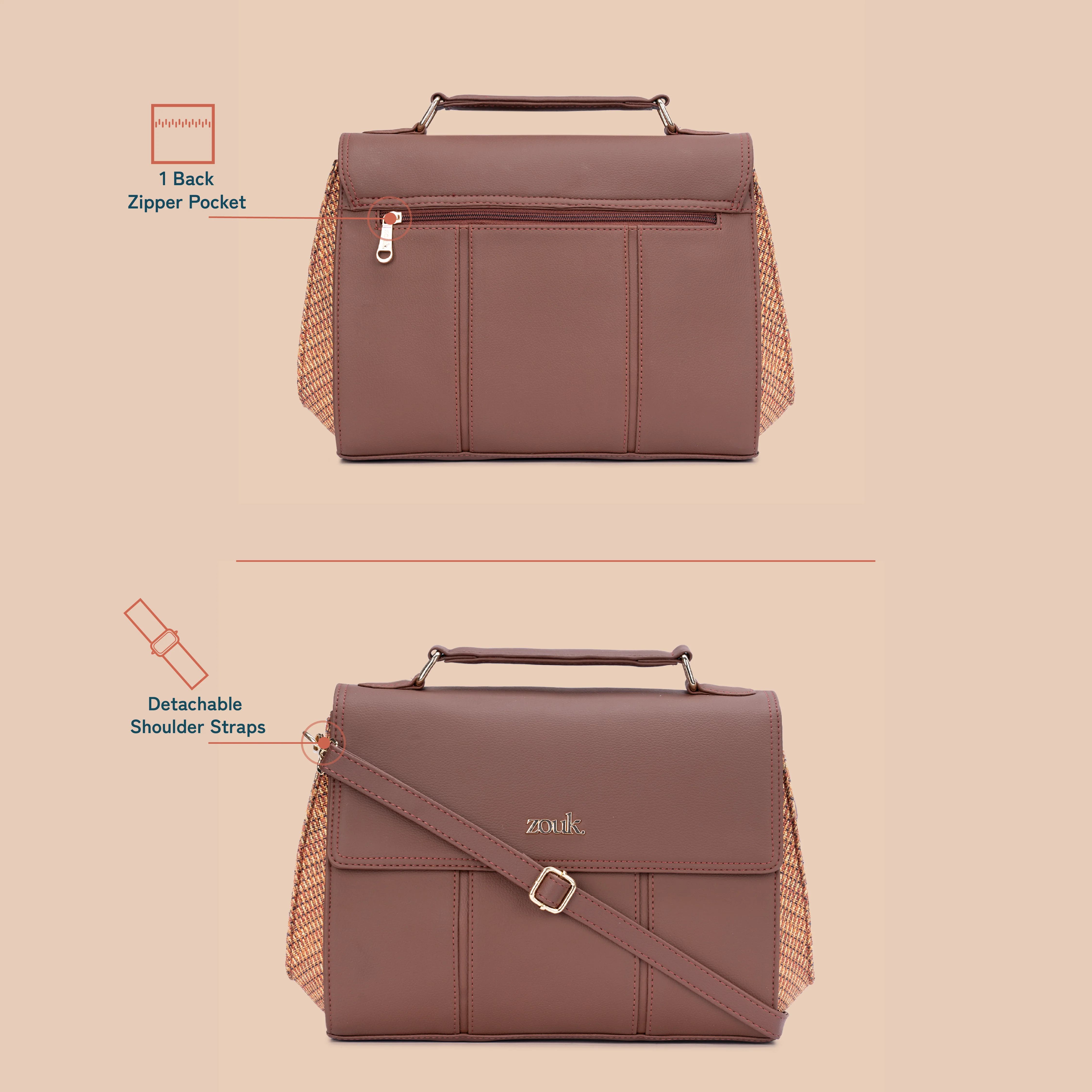 Rhea Kapoor Satchel Bag - Bombay Macrame - Image 4