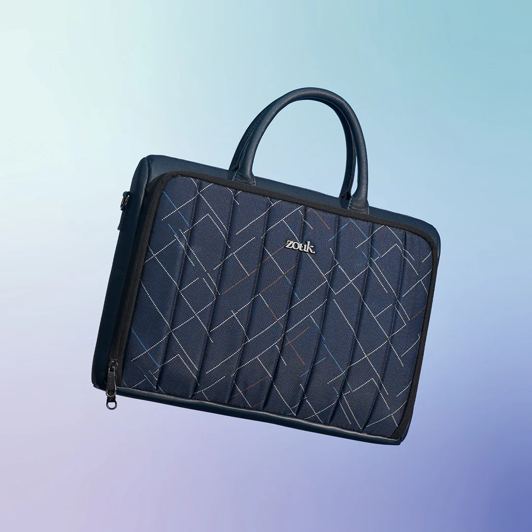 Bombay Tartan Pro Laptop Bag (Blue) - Image 9