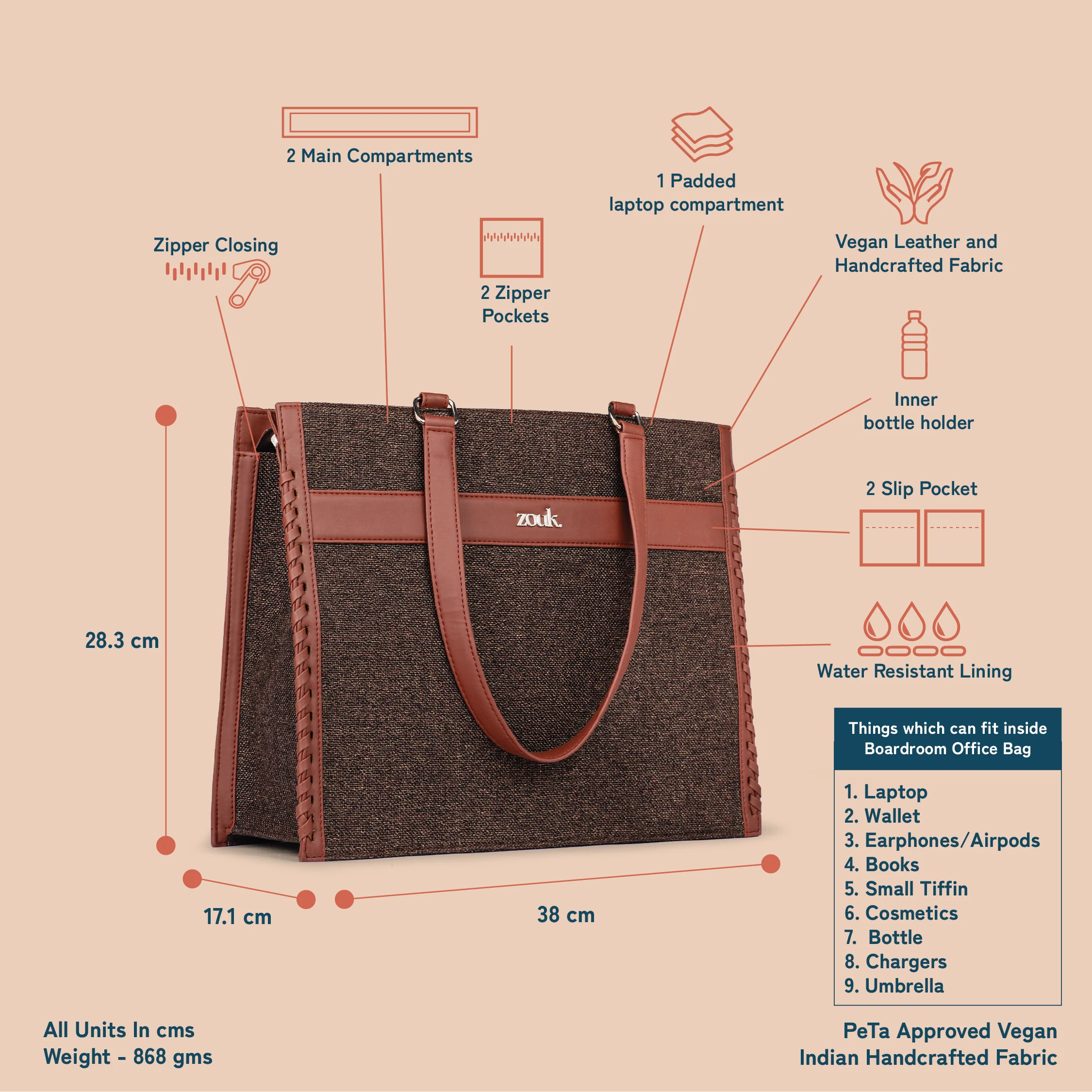 Bristel Boardroom Office Bag - Image 5