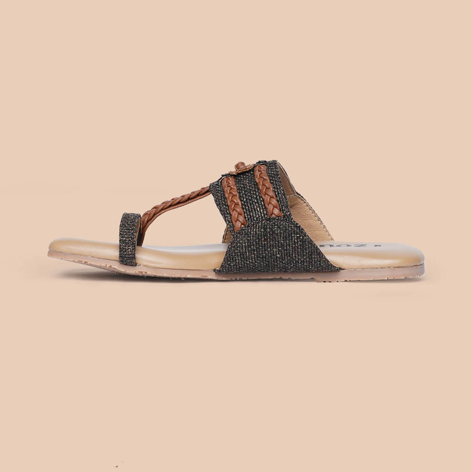 Bristel Braided Kolhapuri Chappal - Image 9