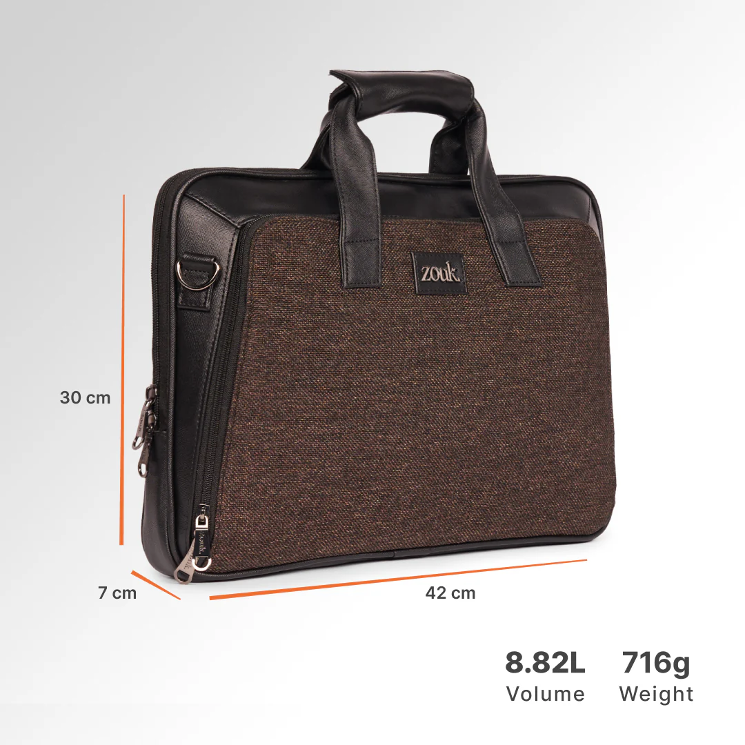 Bristel Executive Laptop Bag (Black) - Image 4