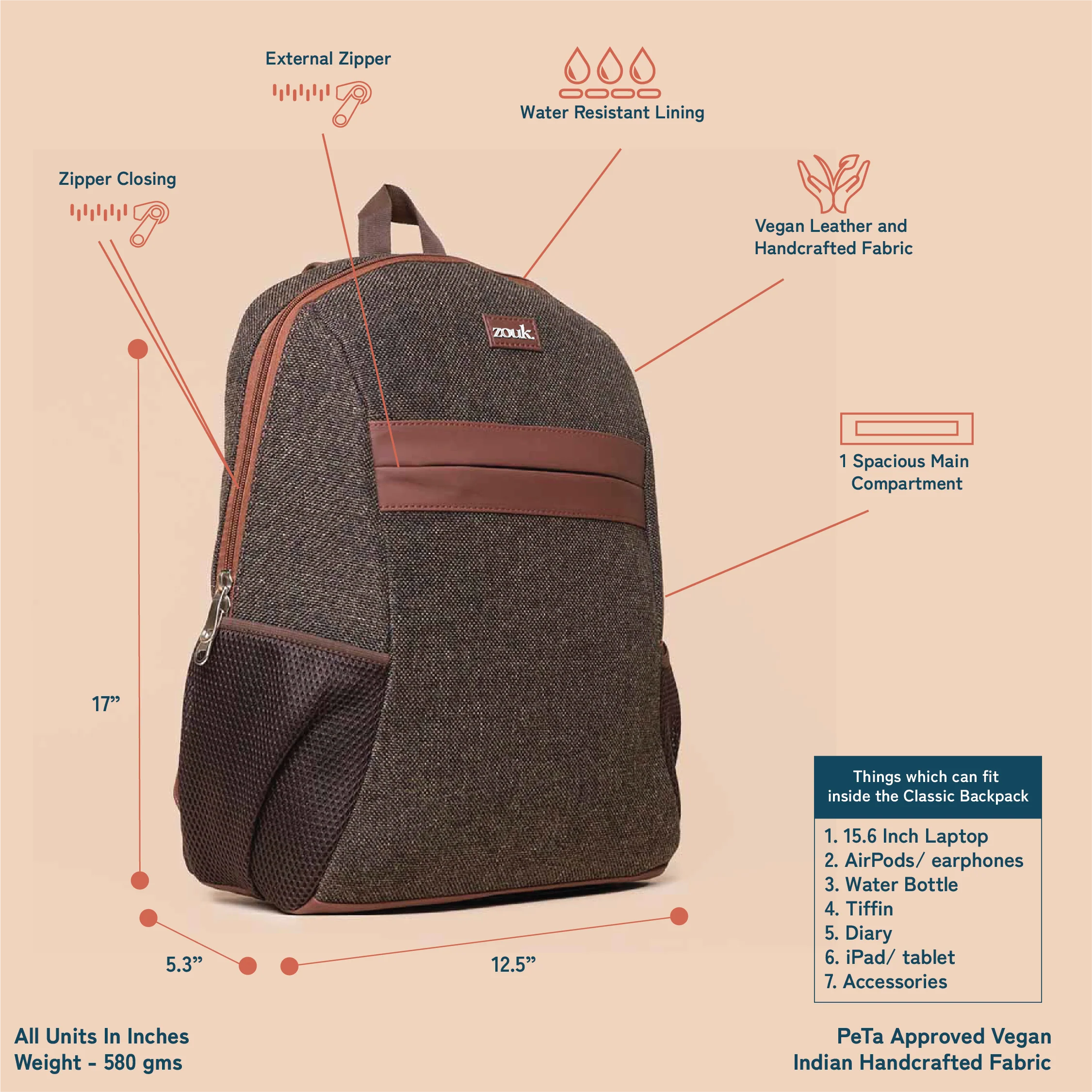 Bristel Classic Backpack - Image 3