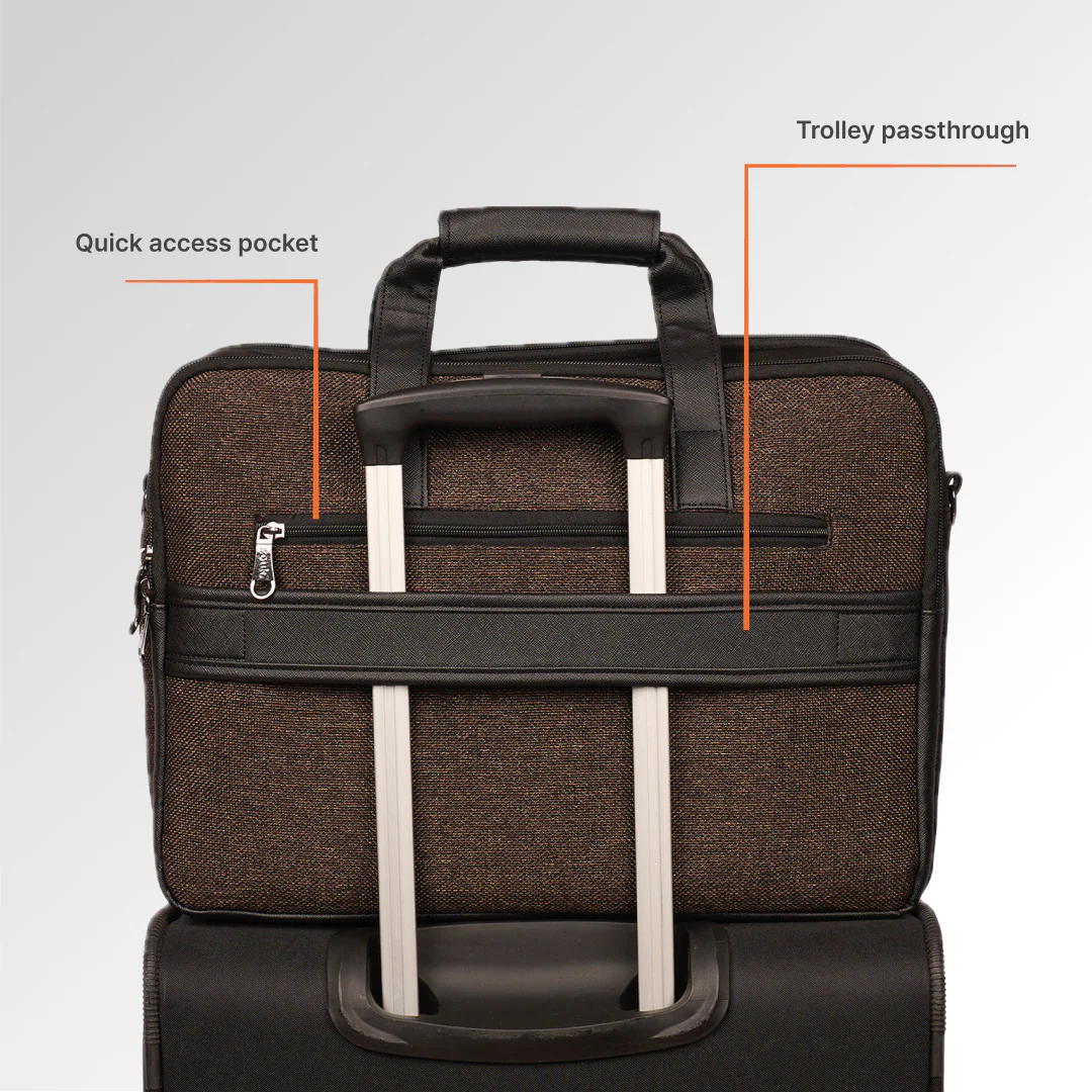Bristel Office Laptop Bag (Black) - Image 9