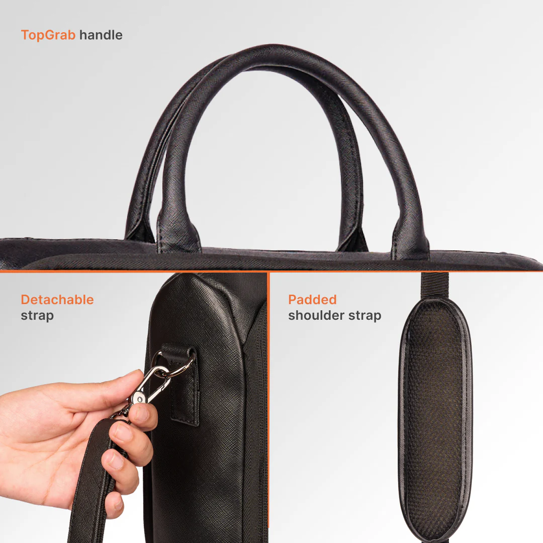 Bristel Pro Laptop Bag (Black) - Image 5