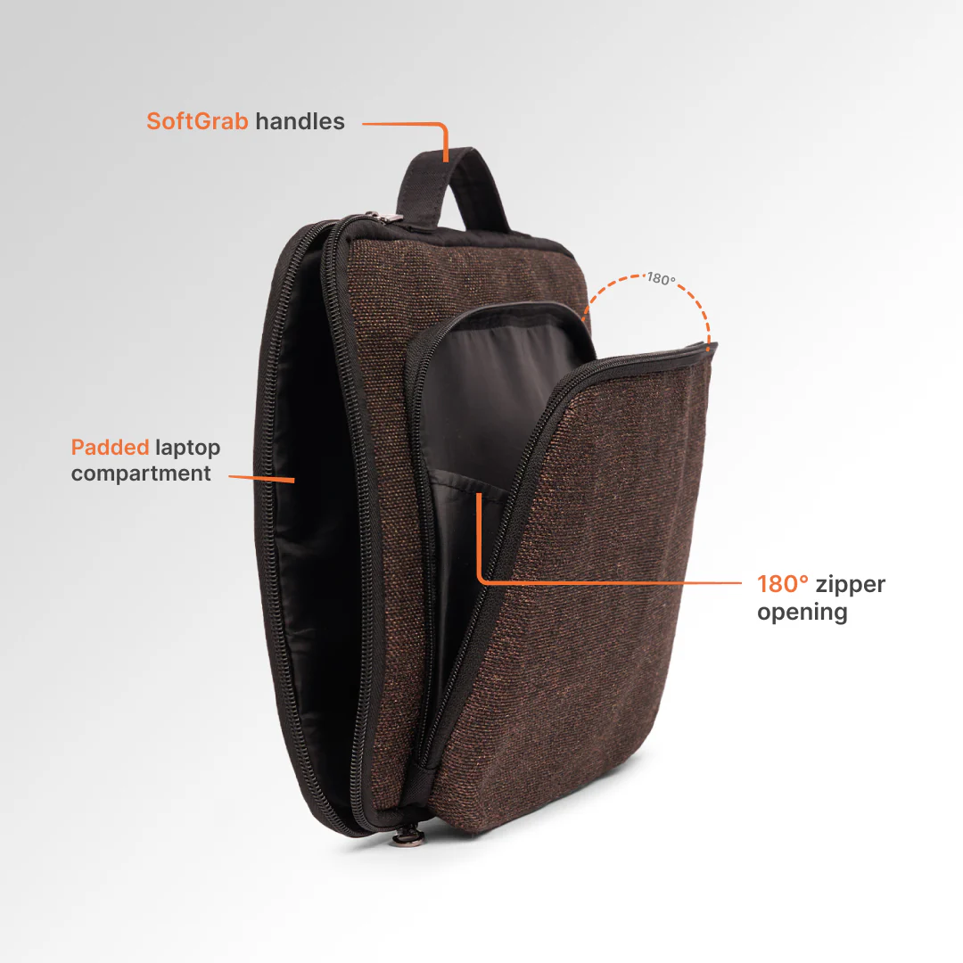 Bristel Urban Laptop Sleeve - 14inch (Black) - Image 5