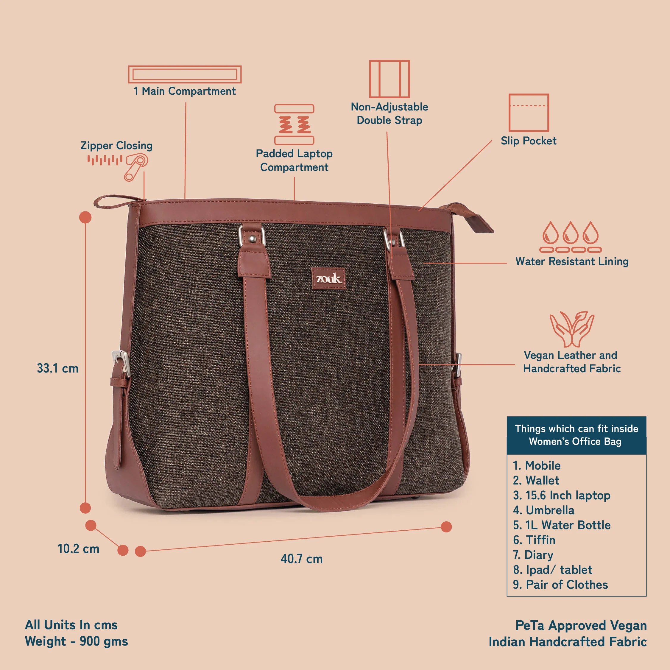 Bristel Women's Office Bag - Image 4
