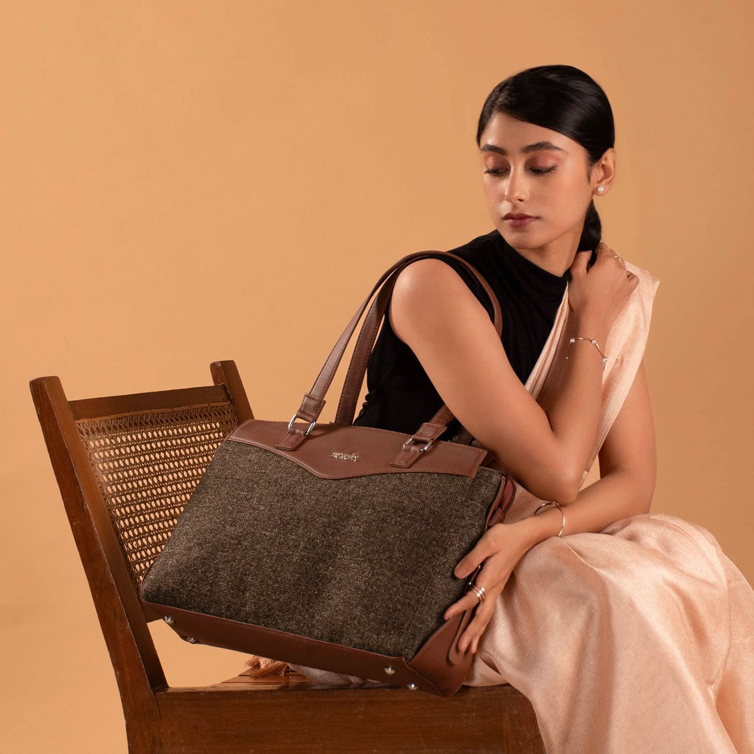 Bristel Women's Work Bag Brown - Image 2