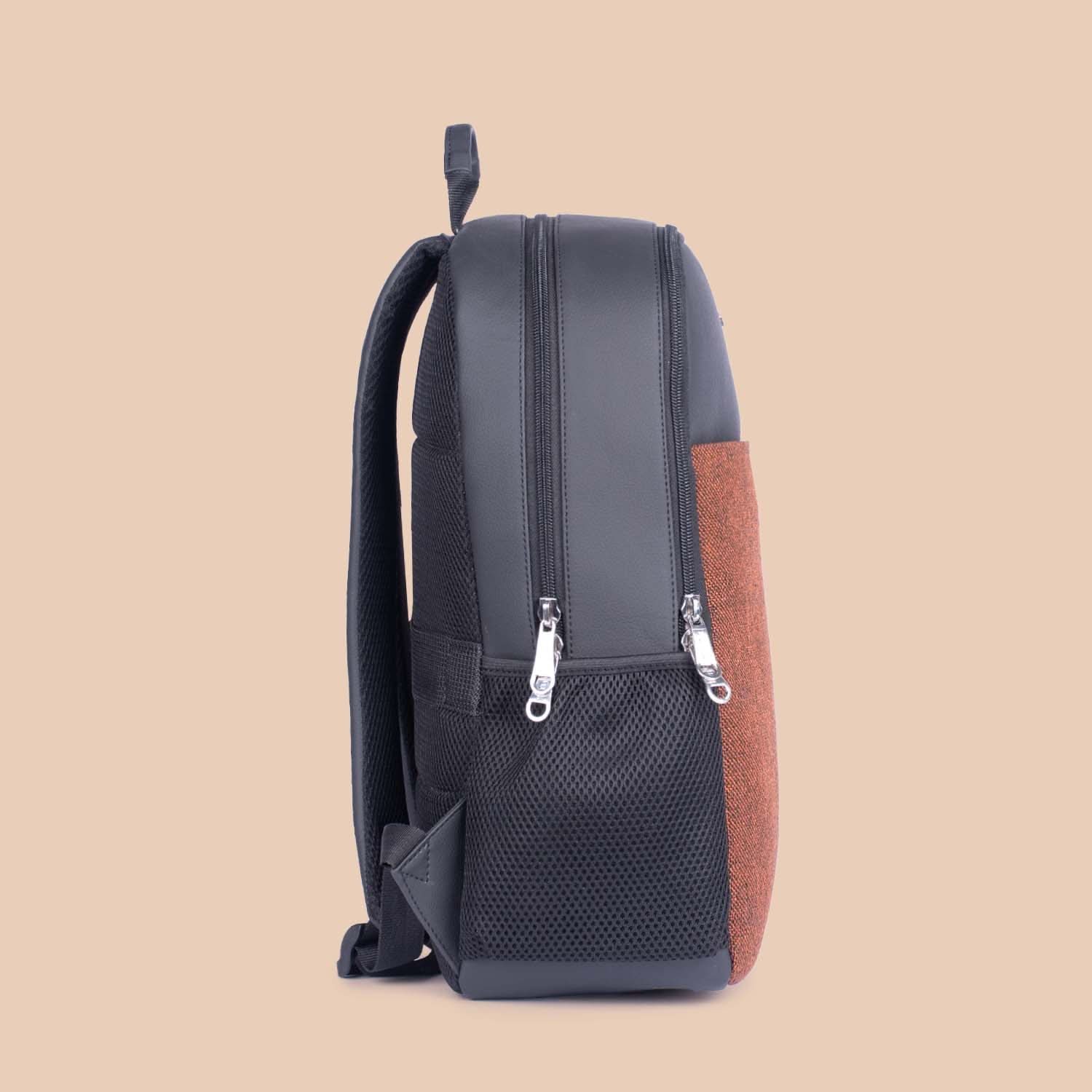 Brown Metal Statement Backpack - Image 7