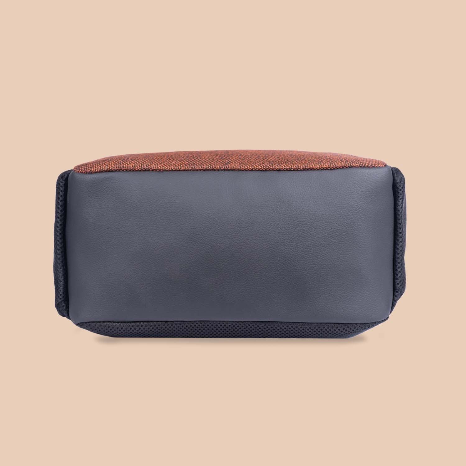 Brown Metal Statement Backpack - Image 8