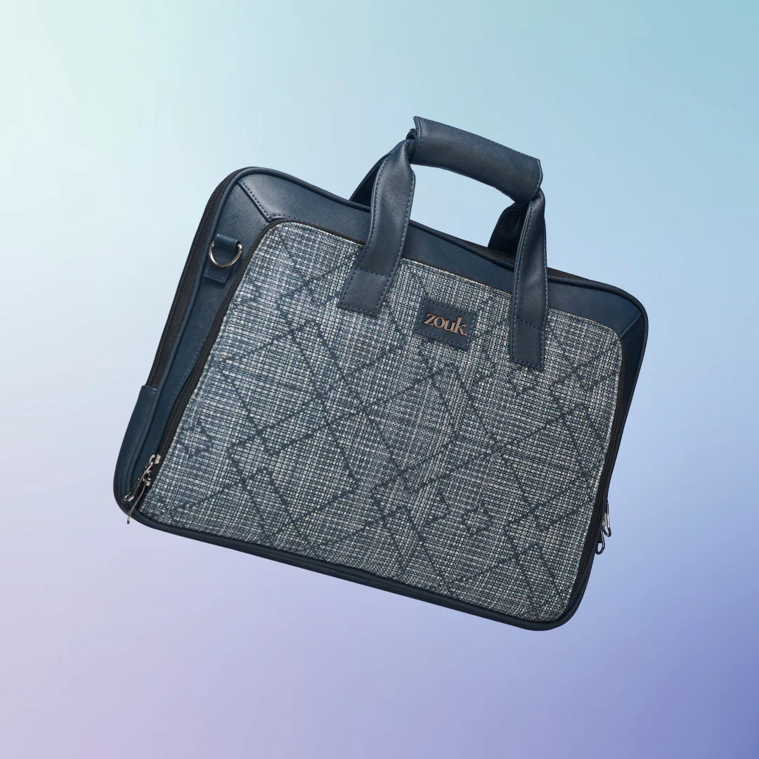 Calcutta Pixels Executive Laptop Bag (Blue) - Image 2