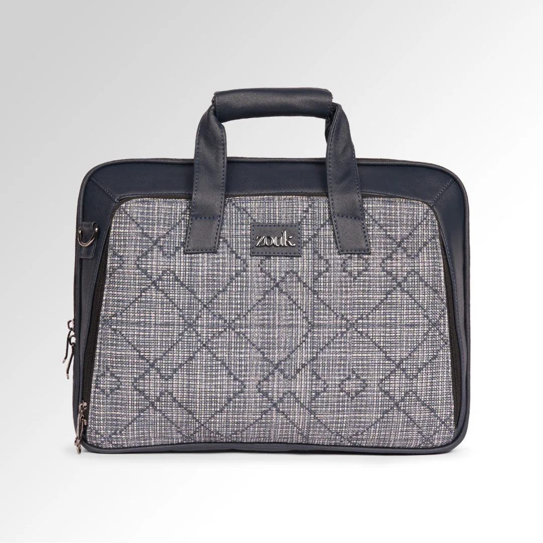 Calcutta Pixels Executive Laptop Bag (Blue) - Image 3