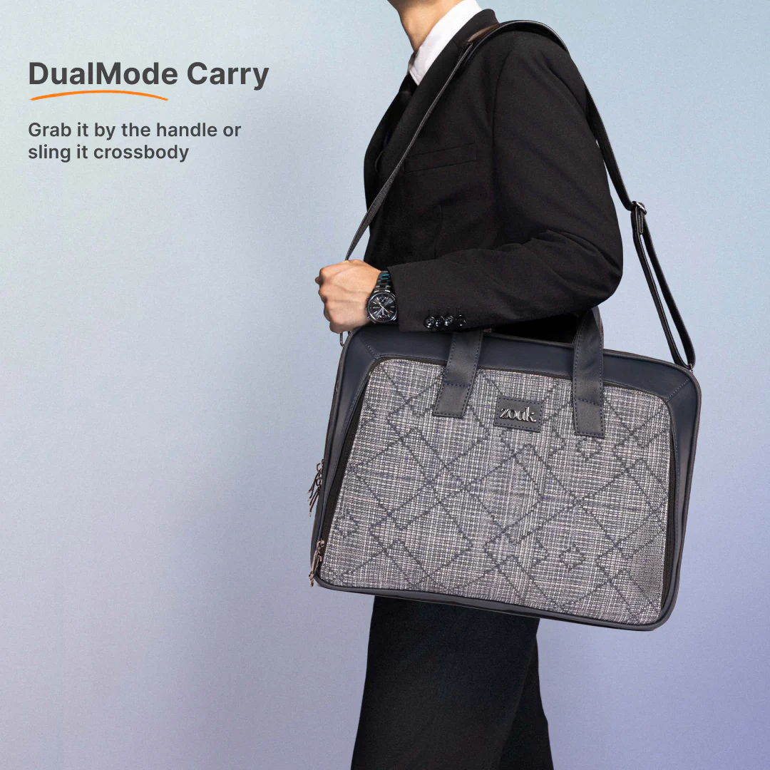 Calcutta Pixels Executive Laptop Bag (Blue) - Image 6