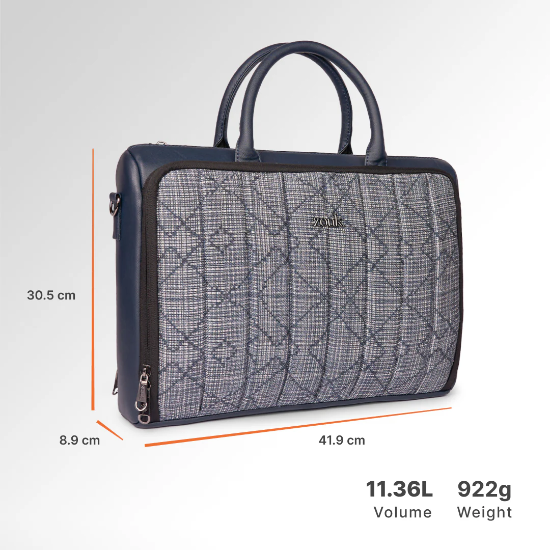 Calcutta Pixels Pro Laptop Bag (Blue) - Image 4