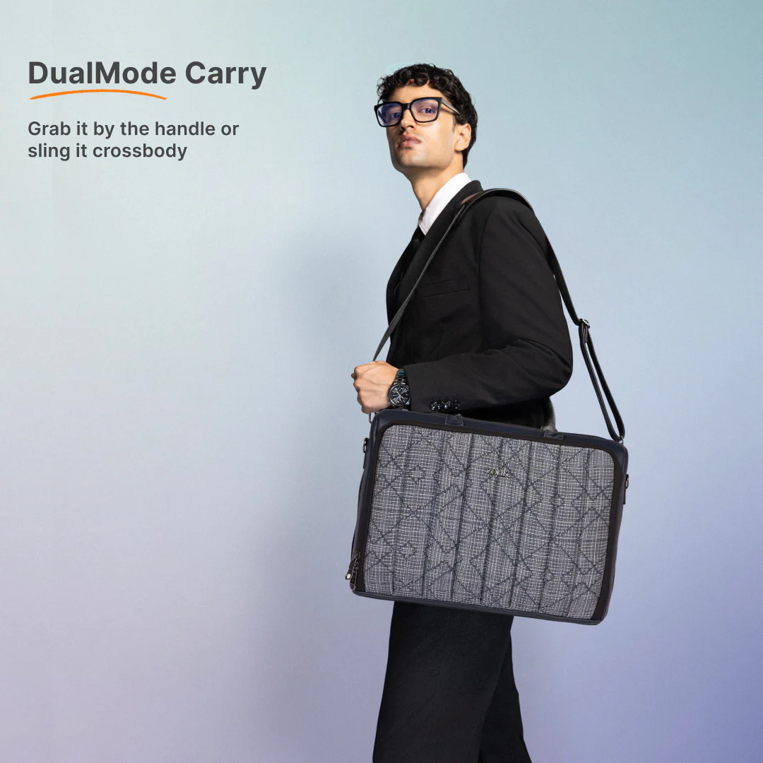 Calcutta Pixels Pro Laptop Bag (Blue) - Image 6