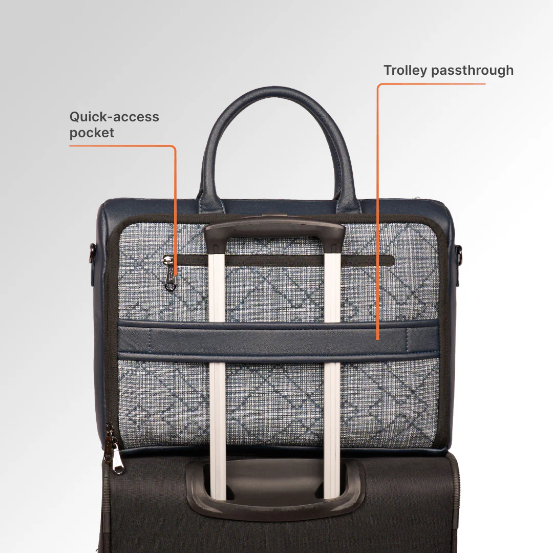 Calcutta Pixels Pro Laptop Bag (Blue) - Image 9