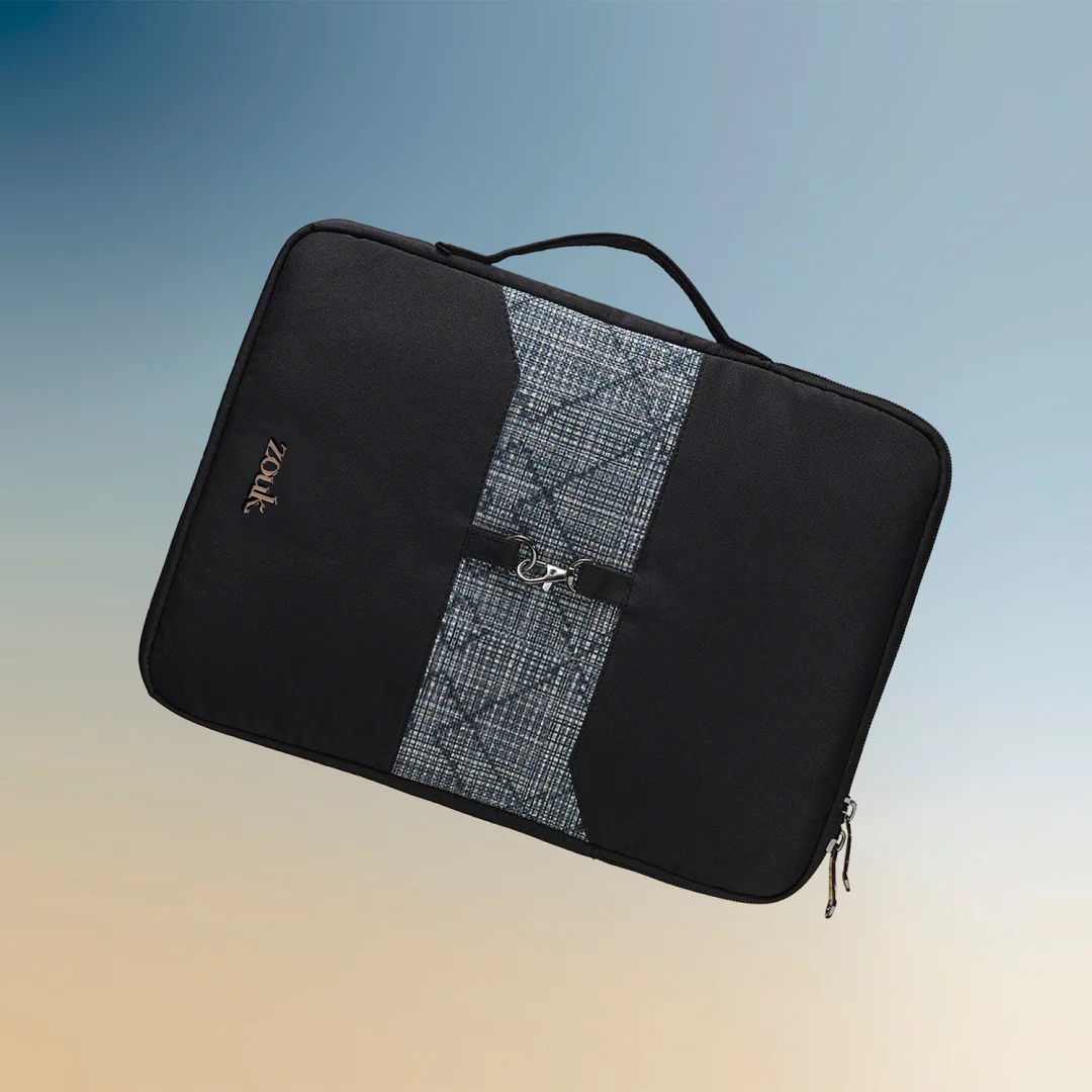 Calcutta Pixels Signature Laptop Sleeve - 14inch (Black) - Image 2