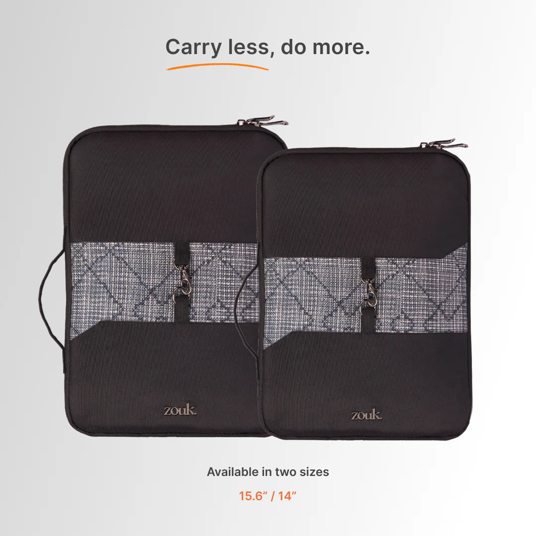 Calcutta Pixels Signature Laptop Sleeve - 14inch (Black) - Image 8