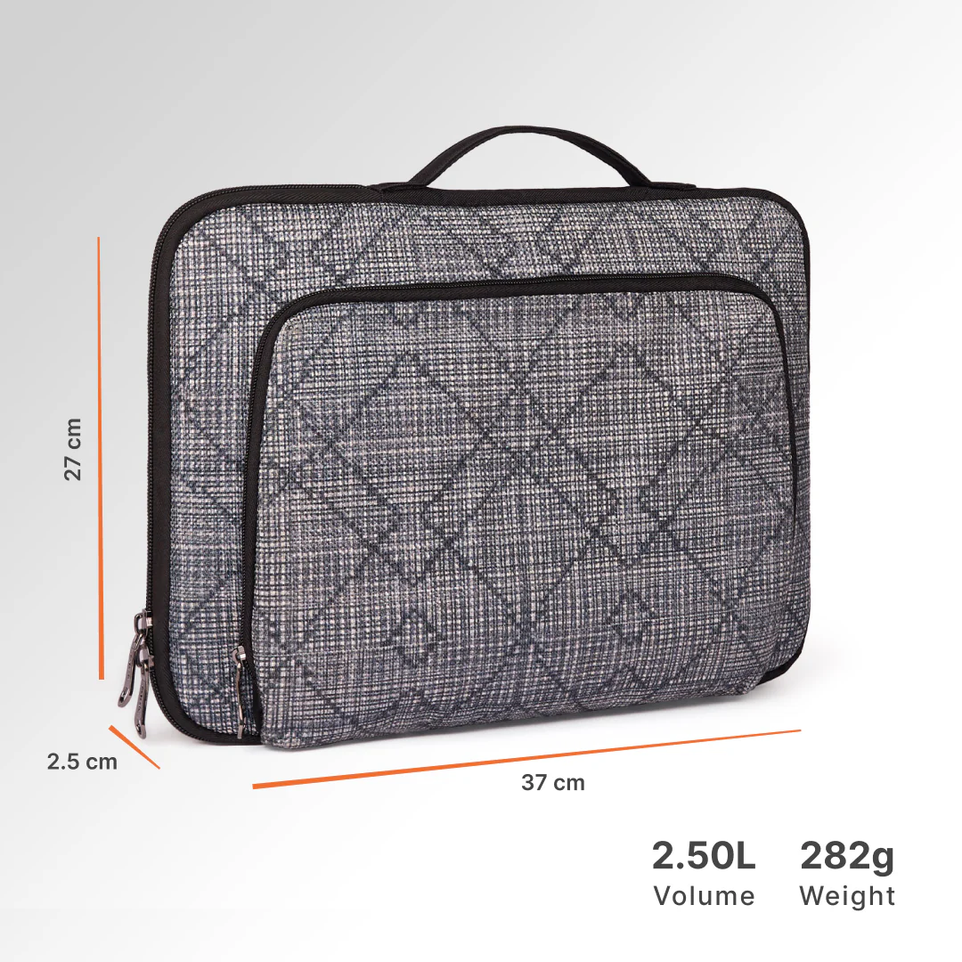Calcutta Pixels Signature Laptop Sleeve - 15.6inch (Black) - Image 4