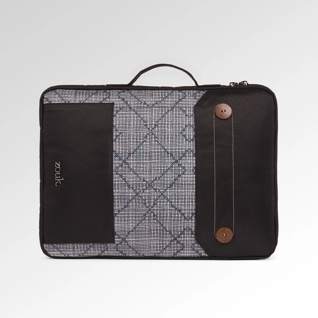 Calcutta Pixels Urban Laptop Sleeve - 14inch (Black) - Image 3