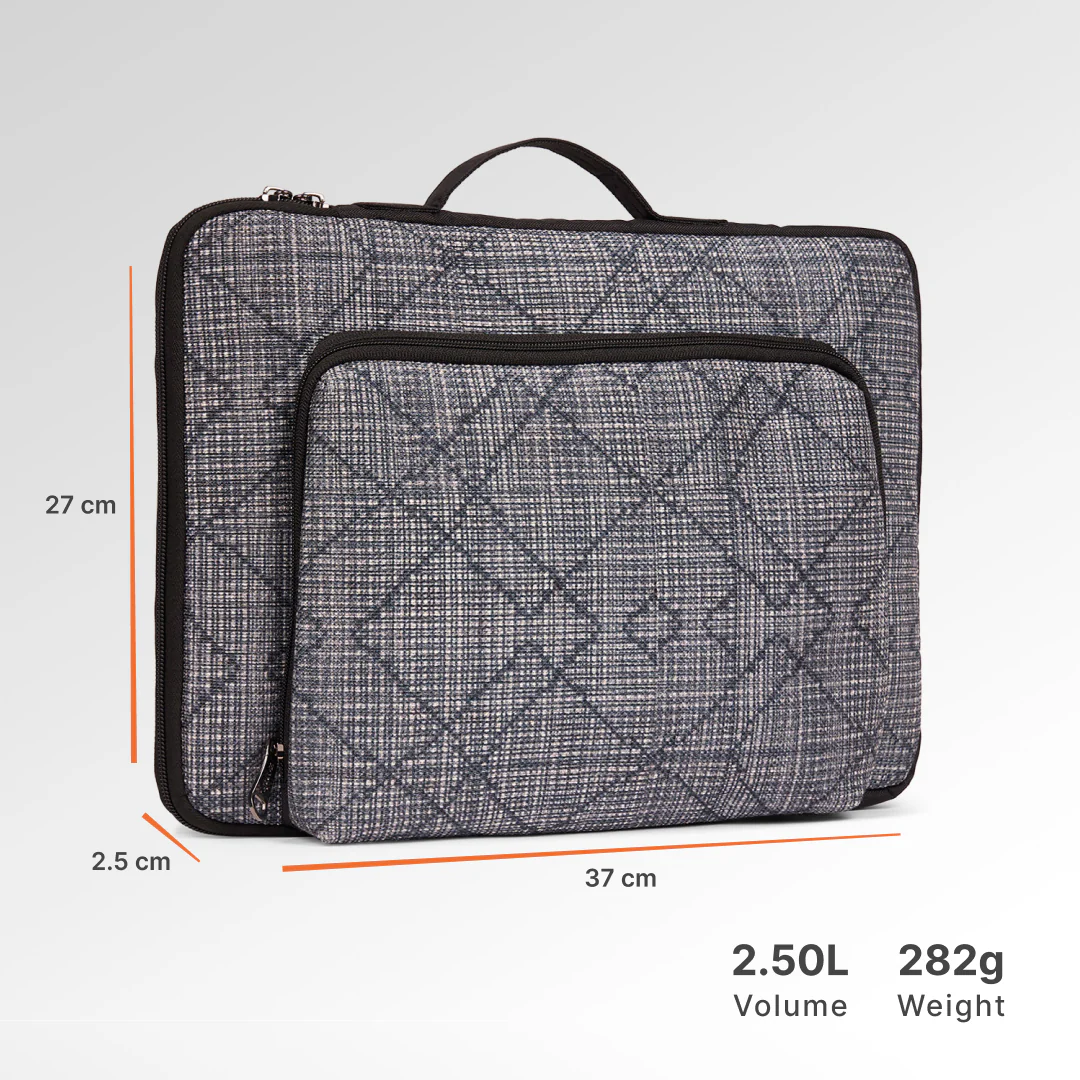 Calcutta Pixels Urban Laptop Sleeve - 15.6inch (Black) - Image 4
