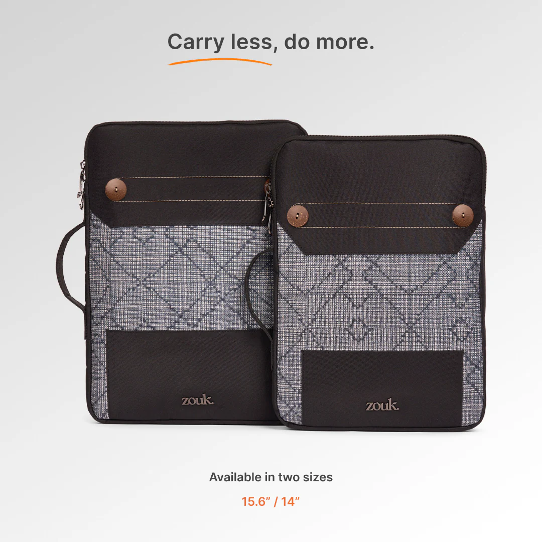 Calcutta Pixels Urban Laptop Sleeve - 15.6inch (Black) - Image 8