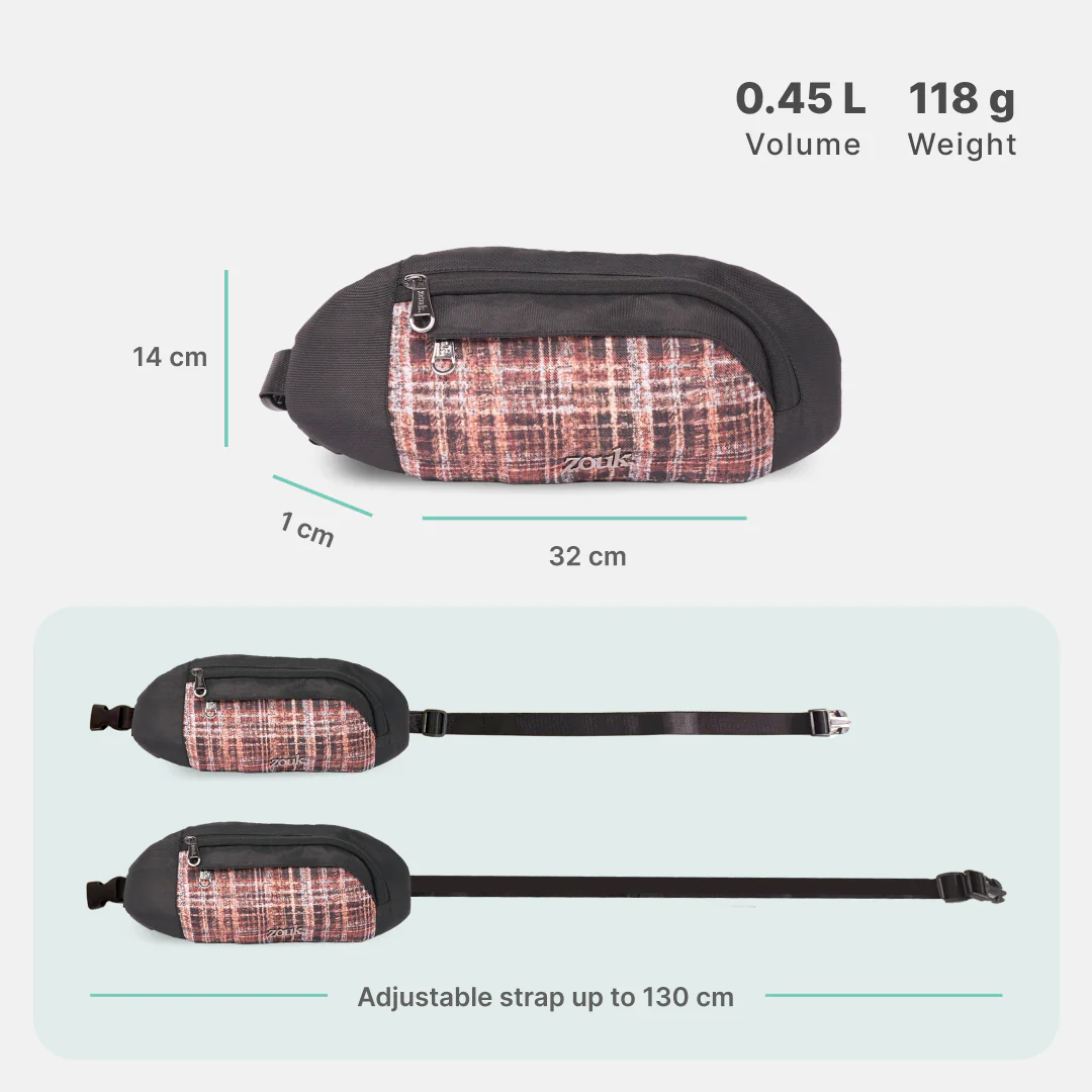 Cashmere Noir (Copper) Faye Fanny Pack - Image 3