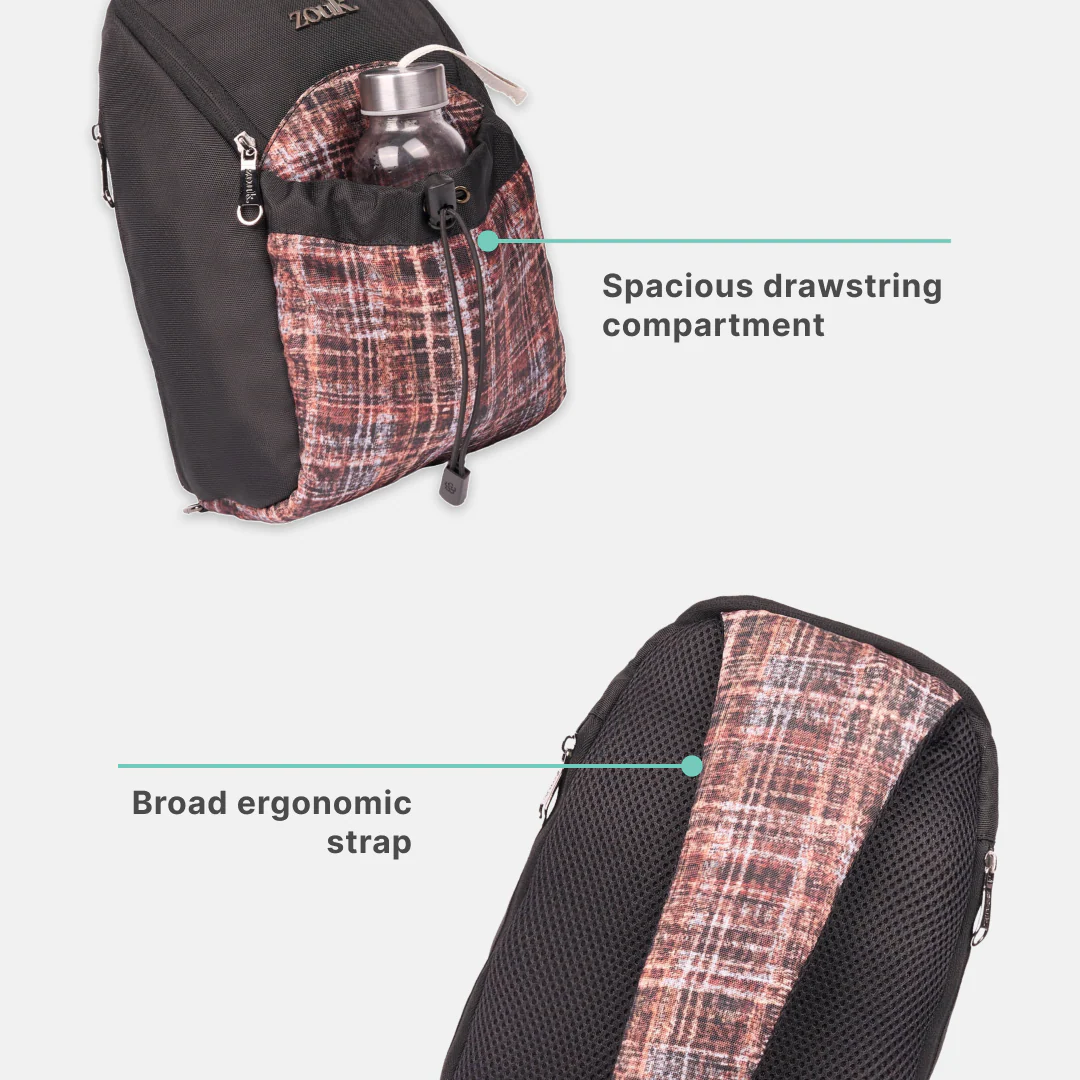Cashmere Noir (Copper) Yuva Crossbody - Image 4