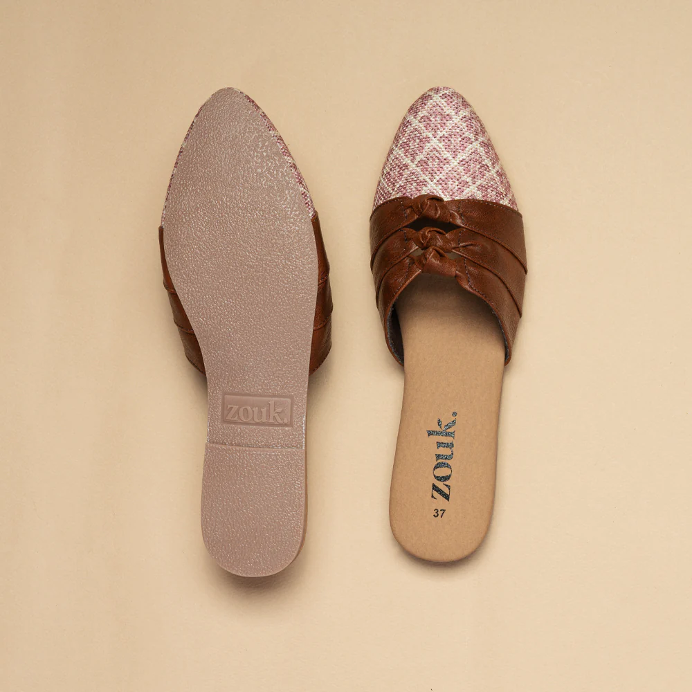 Chamoli Motif Knotted Mule - Image 2