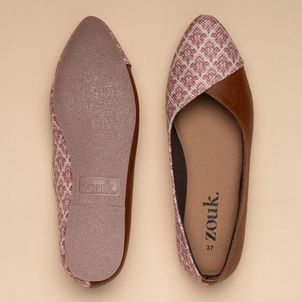 Chamoli Motif Office Bellies - Image 2