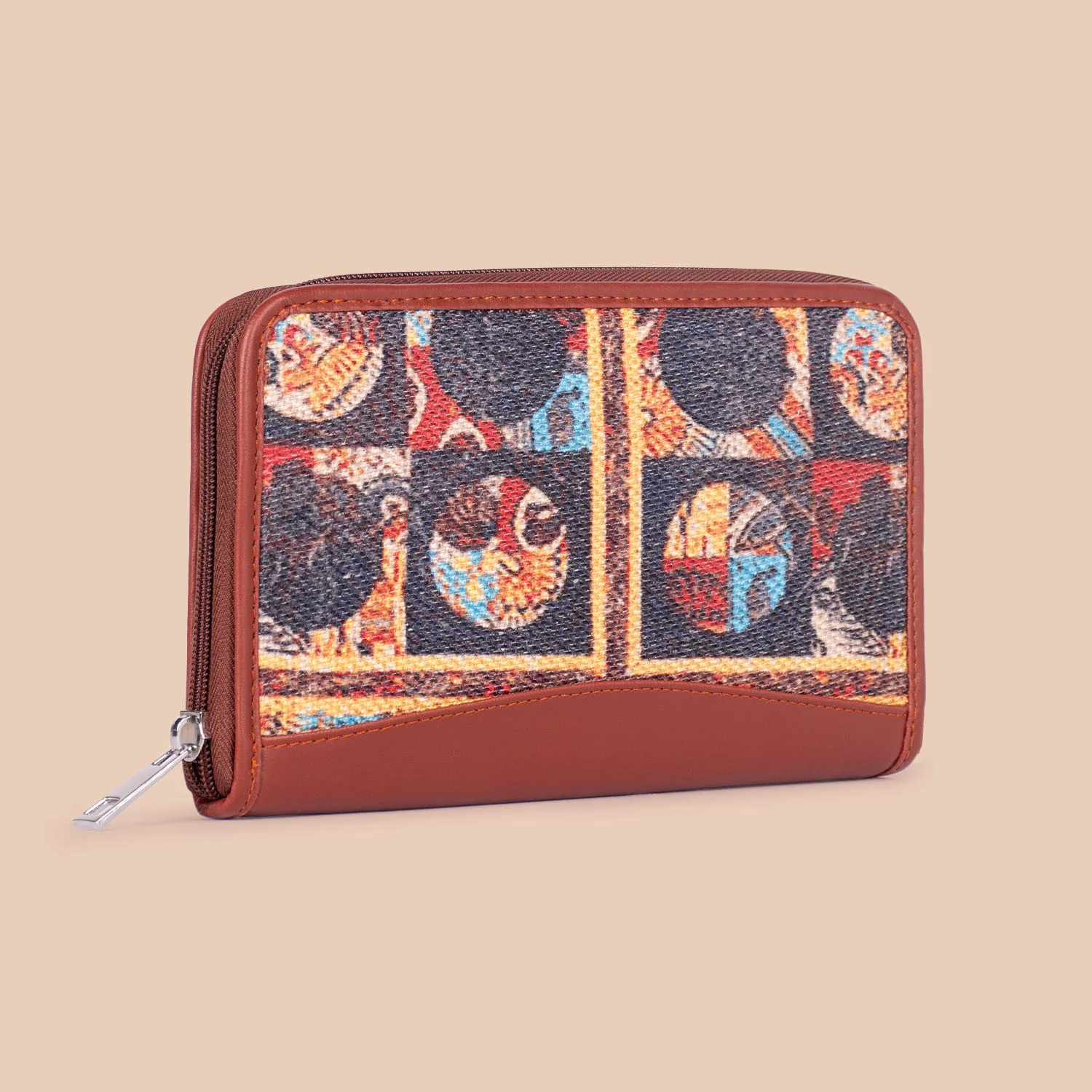 African Art Chain Wallet - Image 3