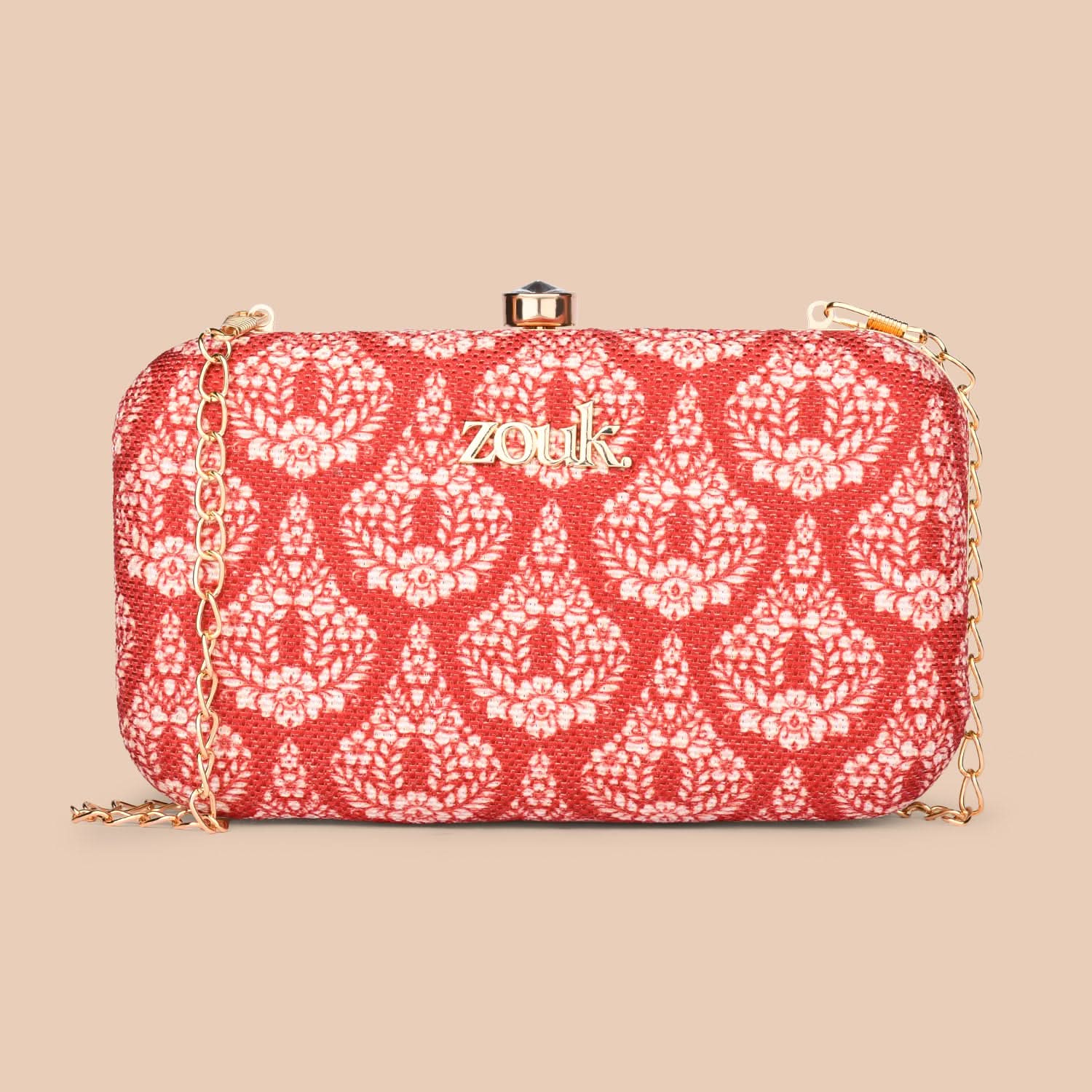 Chanderi Phool Clutch - Image 2