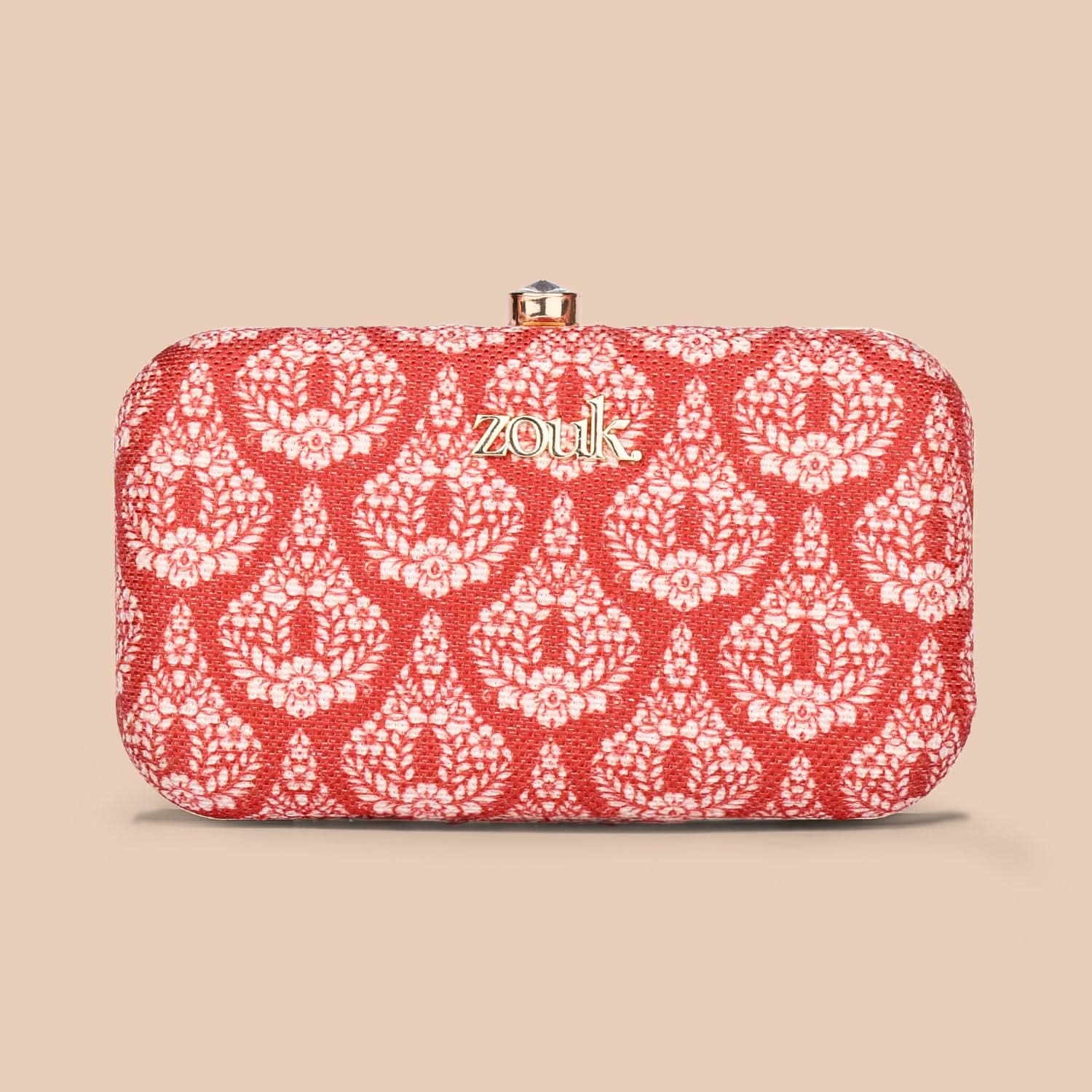 Chanderi Phool Clutch - Image 3