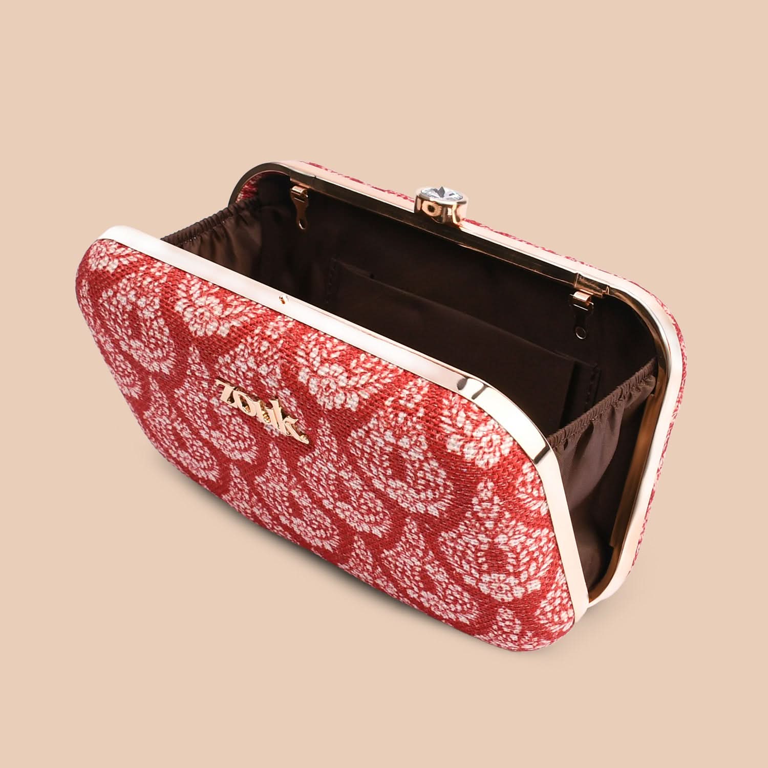 Chanderi Phool Clutch - Image 5