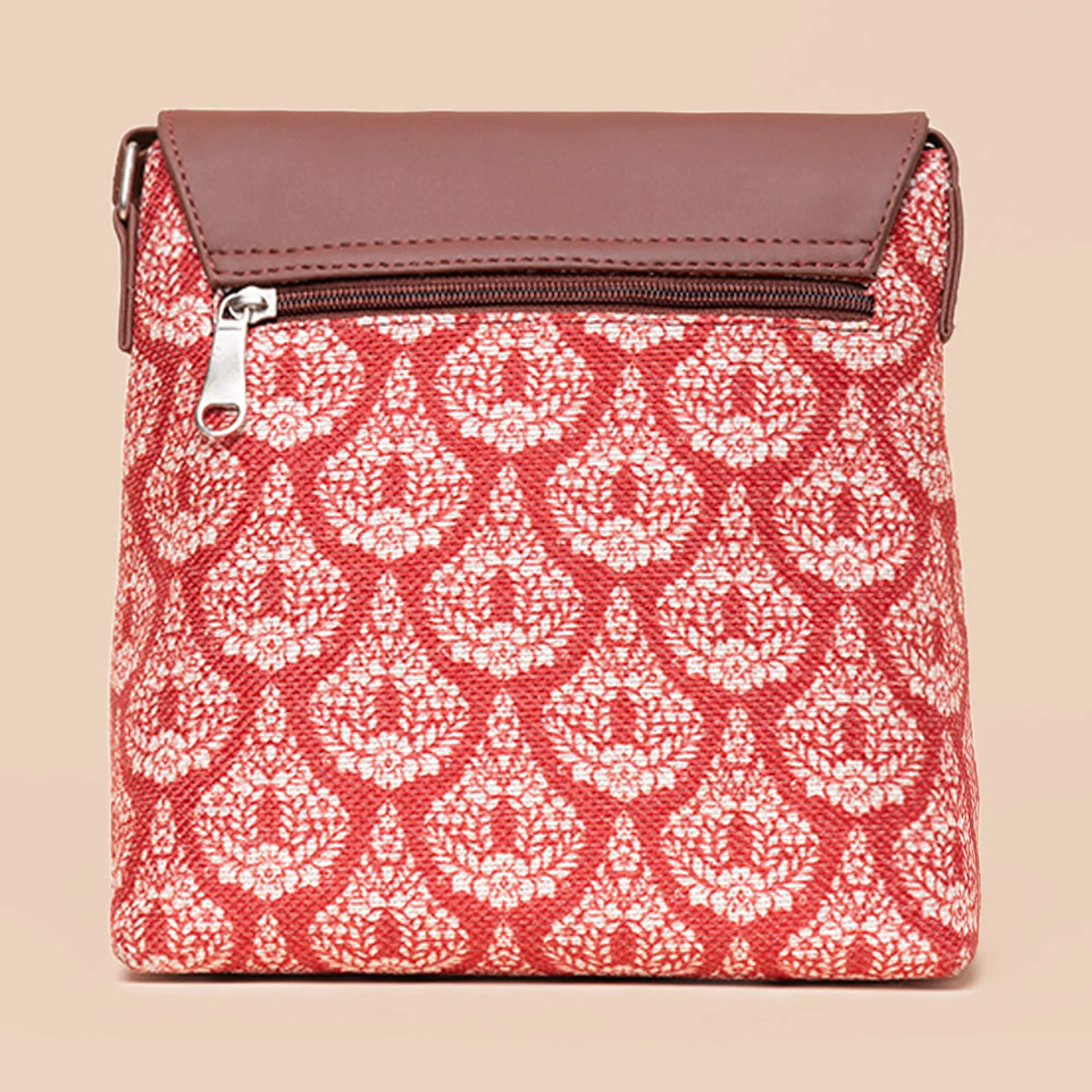 Chanderi Phool Flap Sling Bag - Image 3