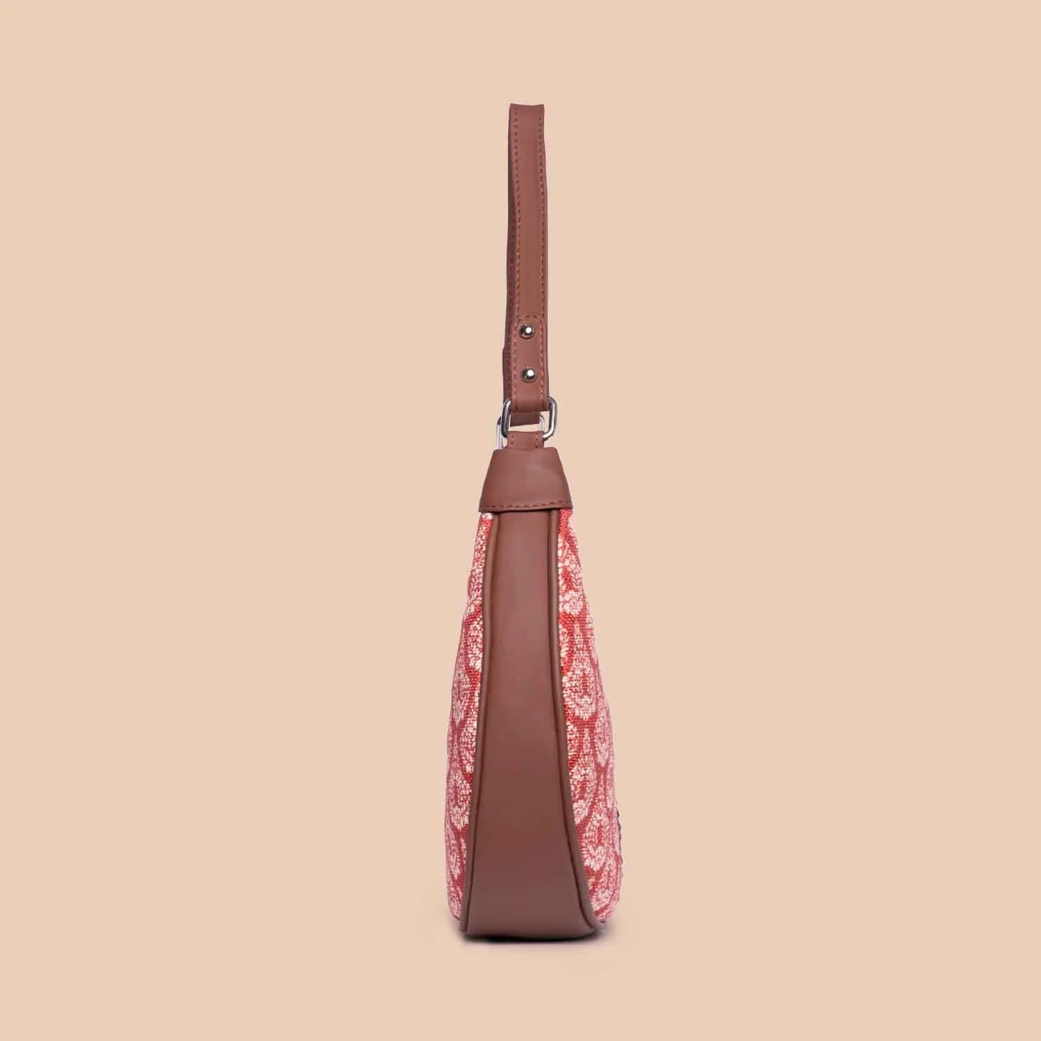 Chanderi Phool Hobo Bag - Image 5