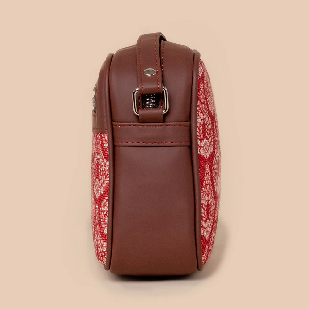 Chanderi Phool Sling Bag - Image 6