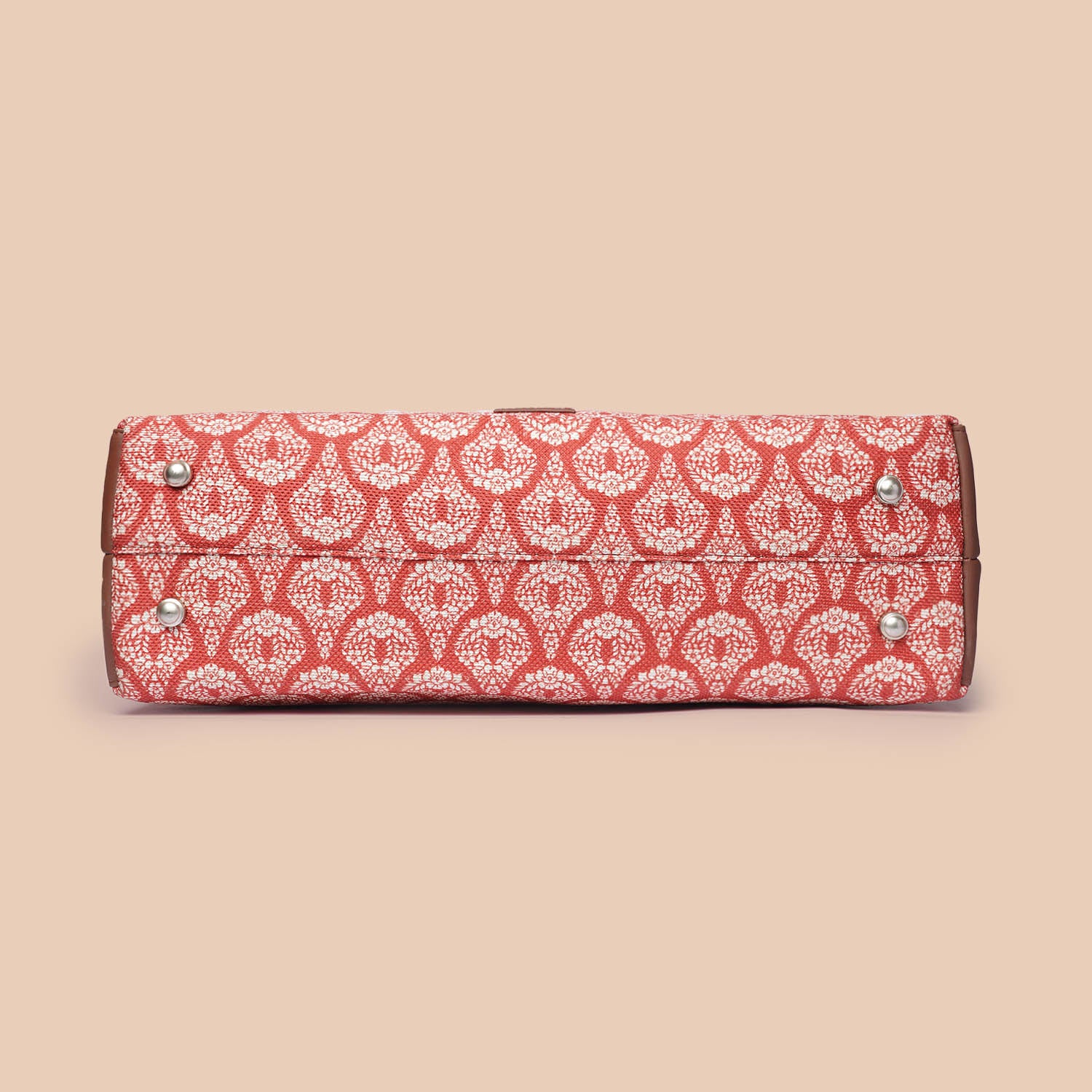 Chanderi Phool Statement Office Bag - Image 10