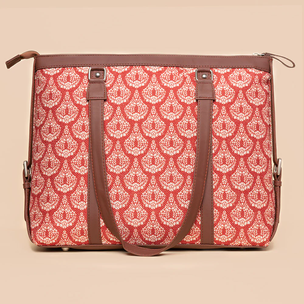 Chanderi Phool Women's Office Bag - Image 3